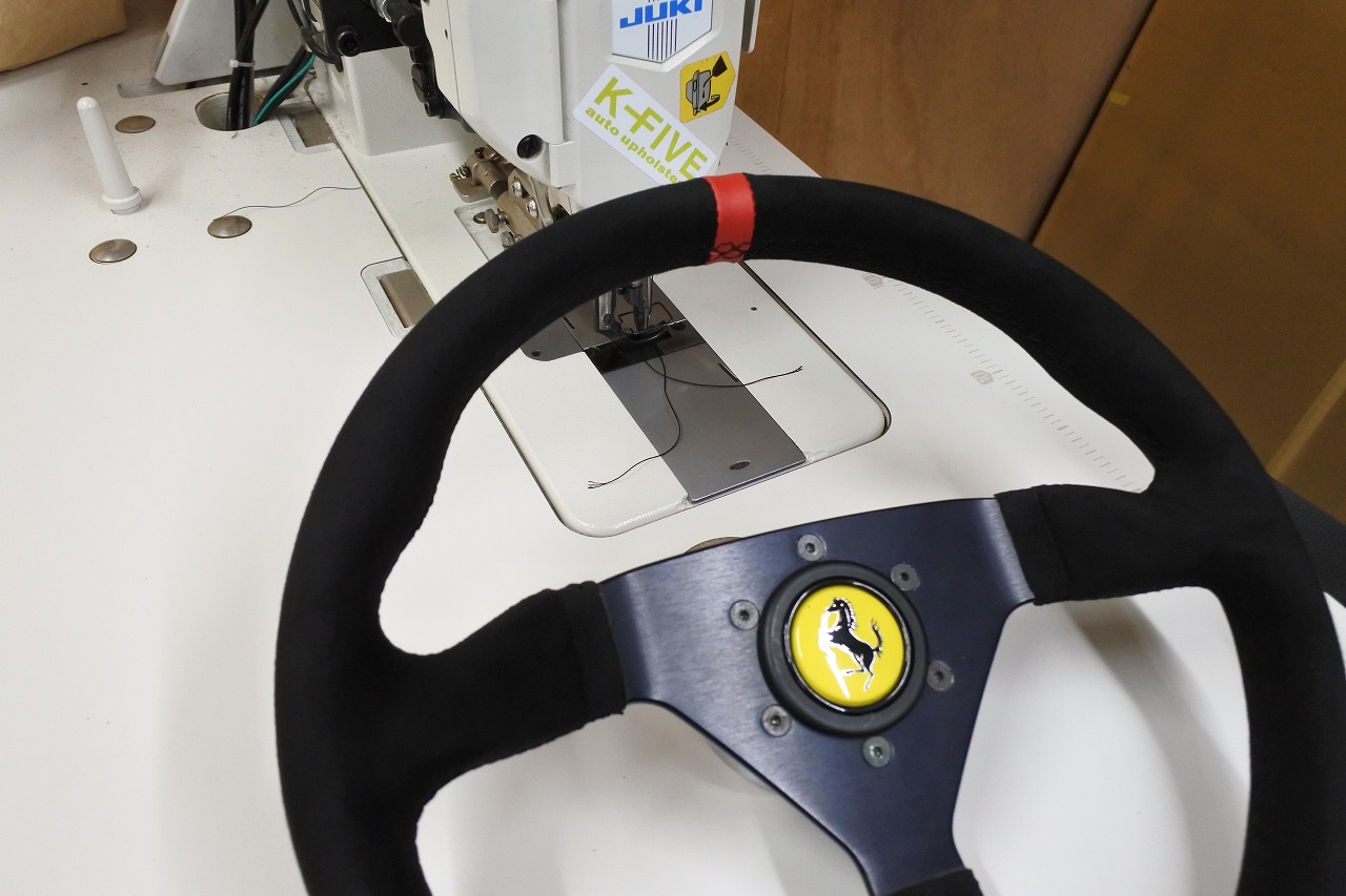 フェラーリ 348 チャレンジ ステアリング巻き替え | RIPリップ – JUST